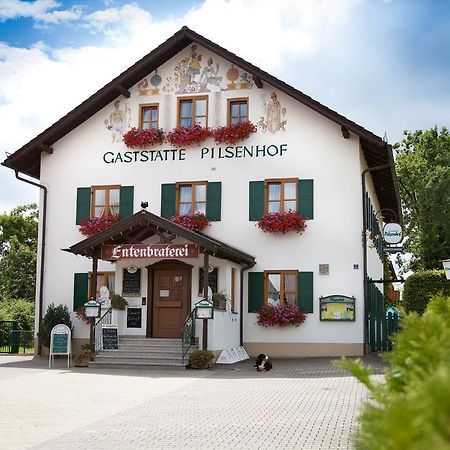 Landgasthof Pilsenhof Entenbraterei Hechendorf am Pilsensee Eksteriør bilde