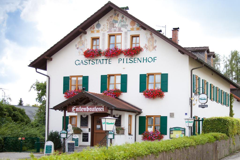 Landgasthof Pilsenhof Entenbraterei Hechendorf am Pilsensee Eksteriør bilde