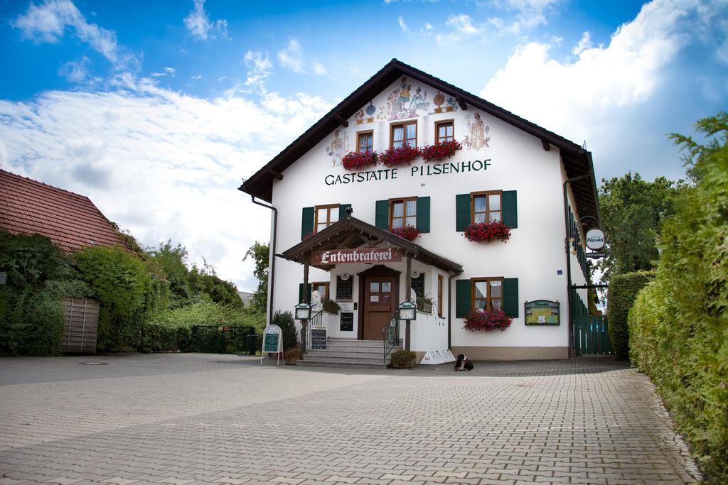 Landgasthof Pilsenhof Entenbraterei Hechendorf am Pilsensee Eksteriør bilde