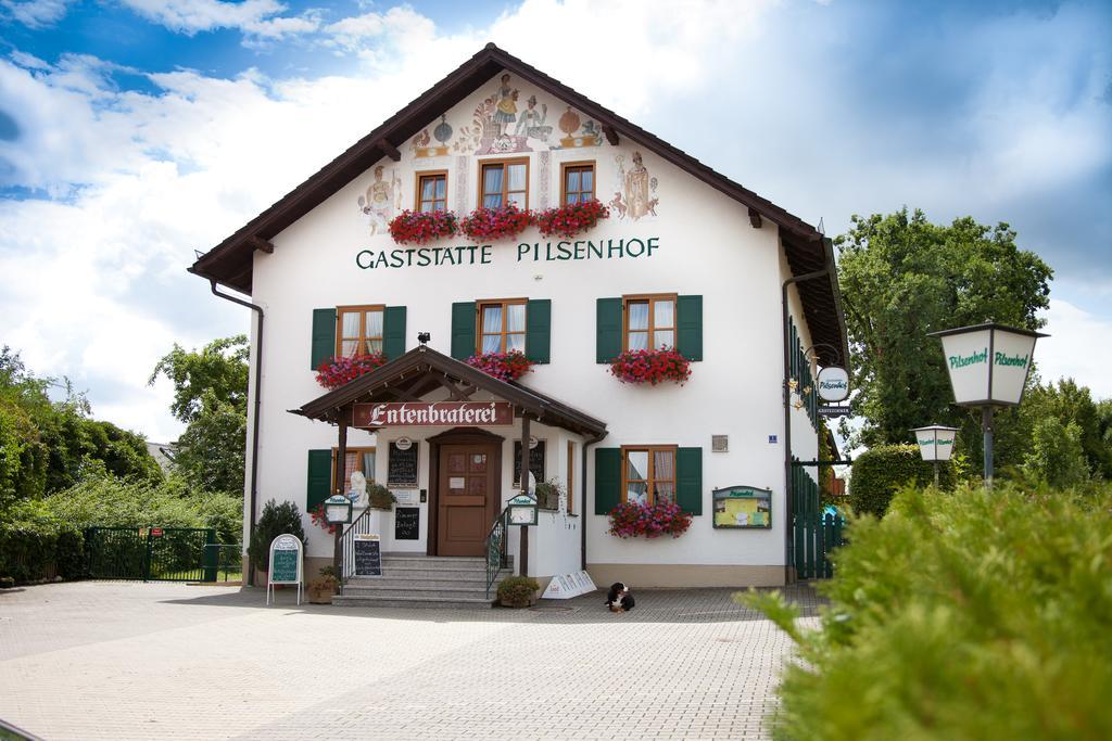 Landgasthof Pilsenhof Entenbraterei Hechendorf am Pilsensee Eksteriør bilde